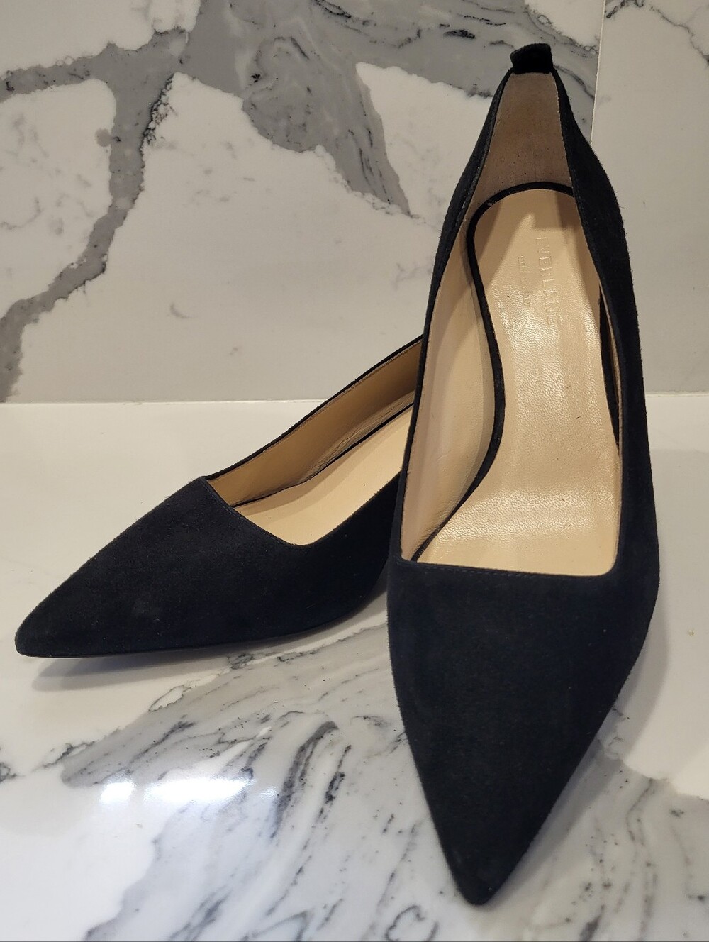 Everlane Editor's Heel Suede Pumps (Size 9)